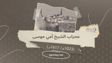 محراب الشيخ أمي موسى (1023هـ/ 1617م)